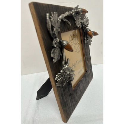 Mango Wood Acorn Picture Frame