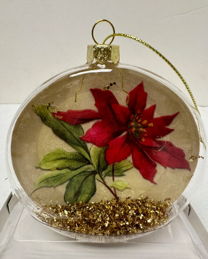 Poinsettia Ornament