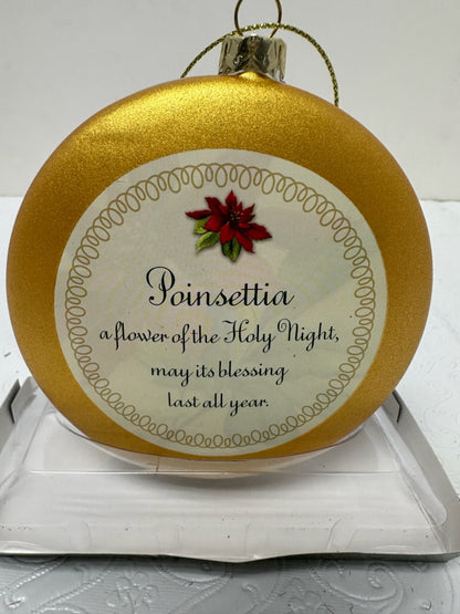 Poinsettia Ornament