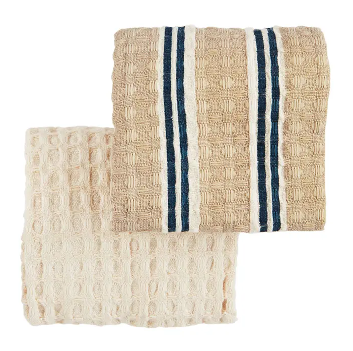 Bistro Waffle Towels, Set of 2