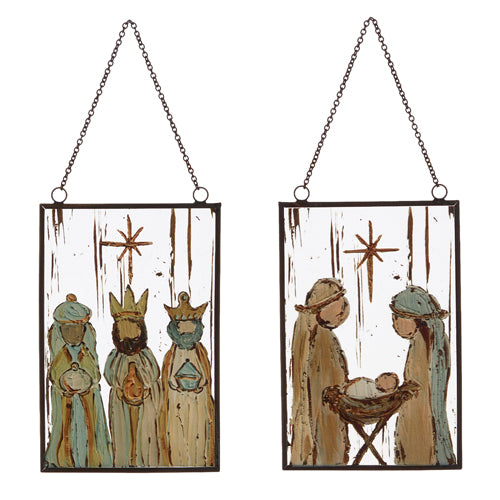 Glass Nativity Ornament, each sold separately