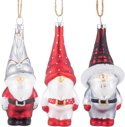 Box of 3 Gnome Ornaments