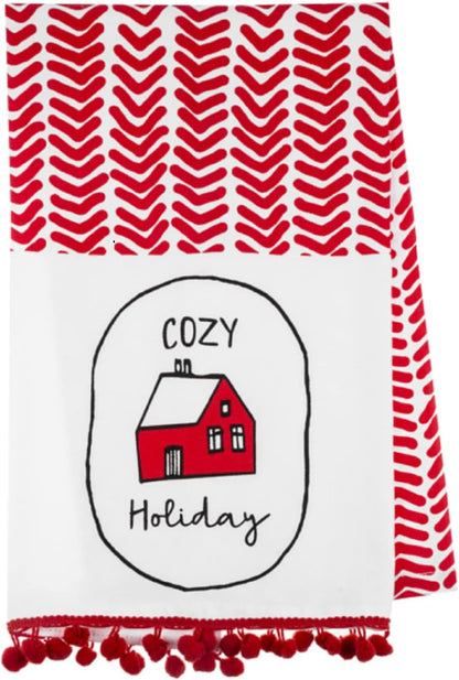 Holiday Message Tea Towel