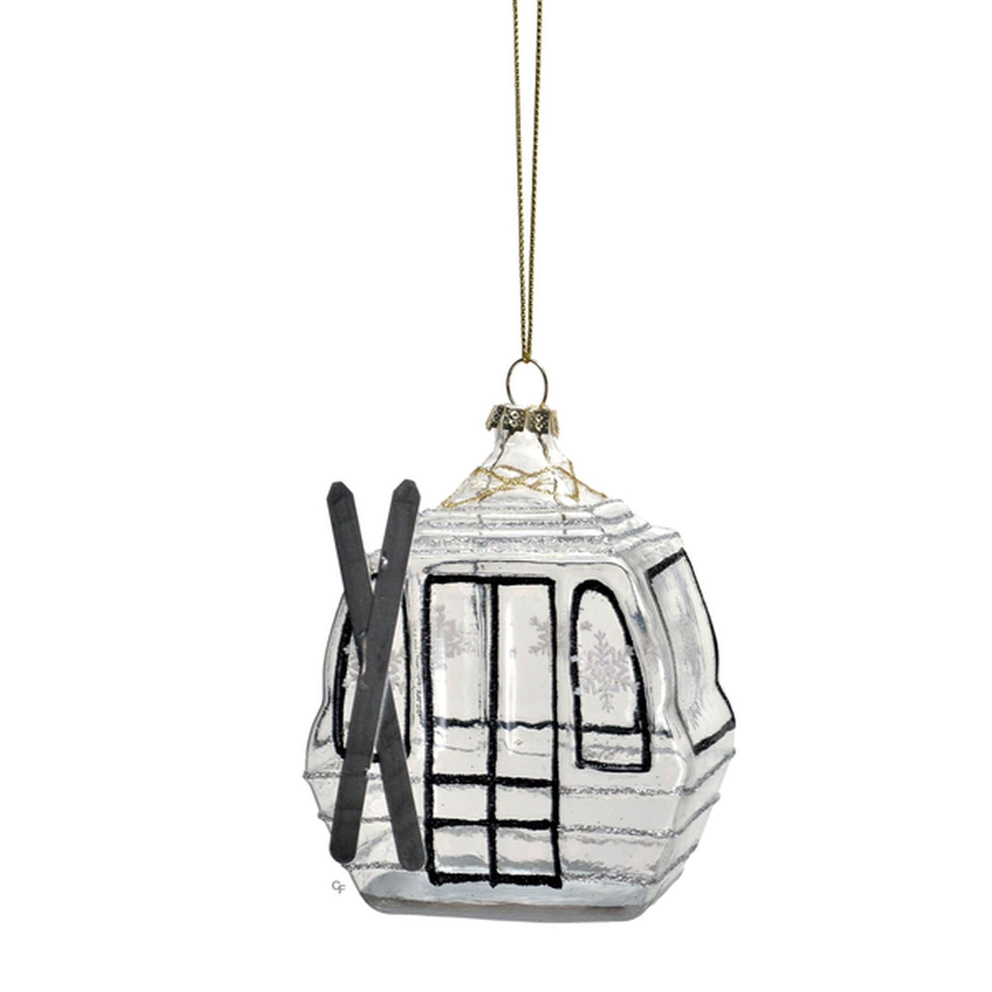 Glass Gondola Ornament