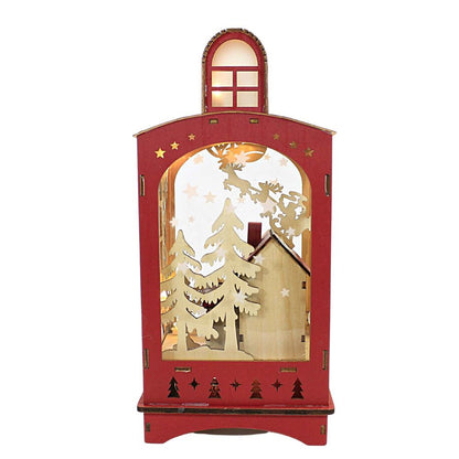 Laser-Cut House LED Lantern