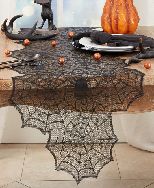 Spiderweb Net Table Runner