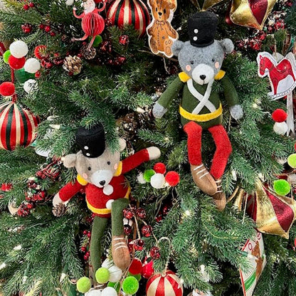 Handcrafted Bear Soldier Shelfsitter-Assorted, each sold separately