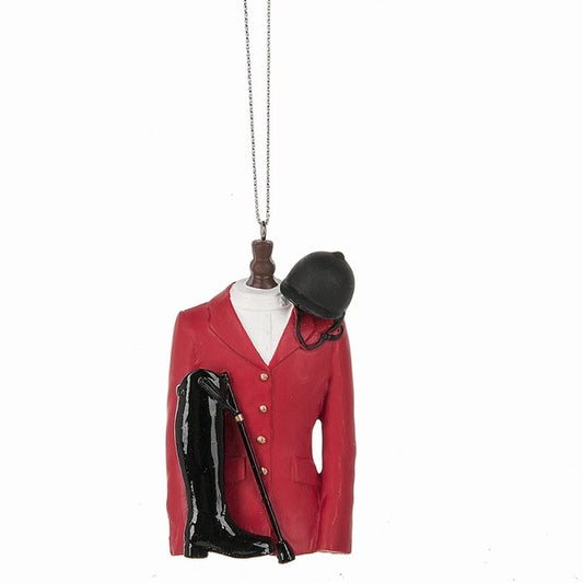 Red Equestrian Jacket Ornament