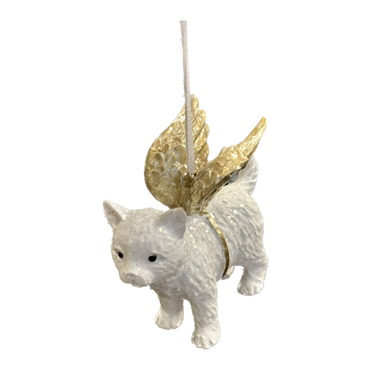 Pet Angel Ornament, Cat or Dog