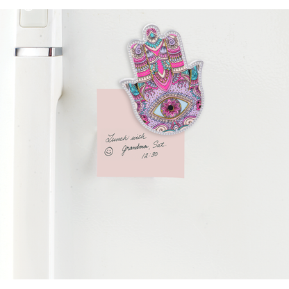 Hamsa Magnet, 3D-Assorted, each sold separately