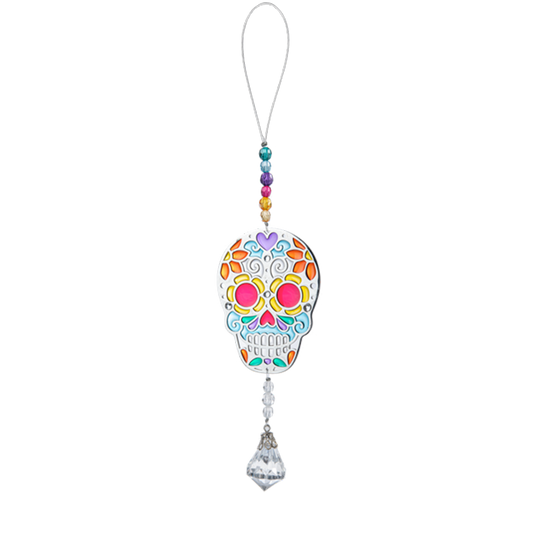 Sugar Skull Sun Jewel Ornament