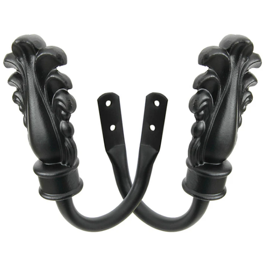 Acanthus Leaf Curtain Holdback, Set of 2