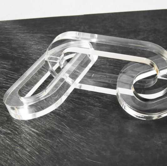 Acrylic Chain, Clear