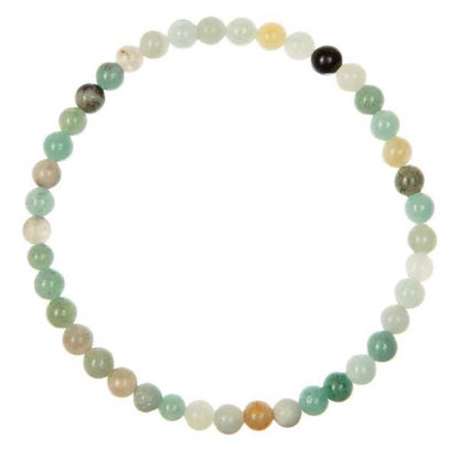 Amazonite Stone Stretch Bracelet-Gloss