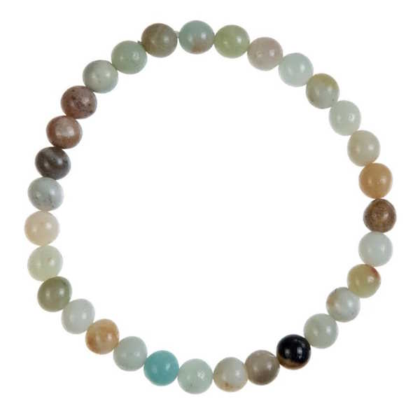Amazonite Stone Stretch Bracelet-Gloss