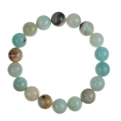 Amazonite Stone Stretch Bracelet-Gloss
