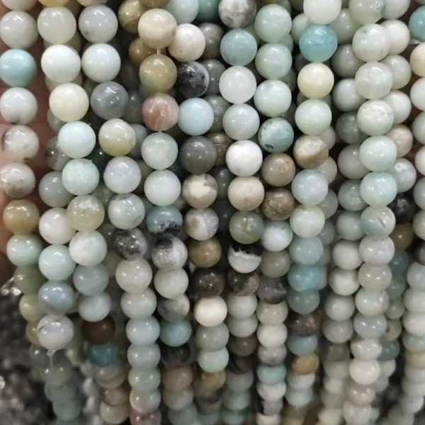 Amazonite Stone Stretch Bracelet-Gloss