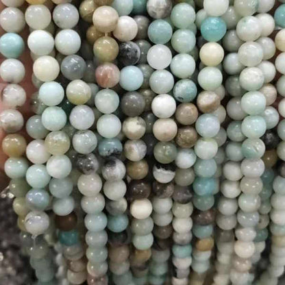 Amazonite Stone Stretch Bracelet-Gloss