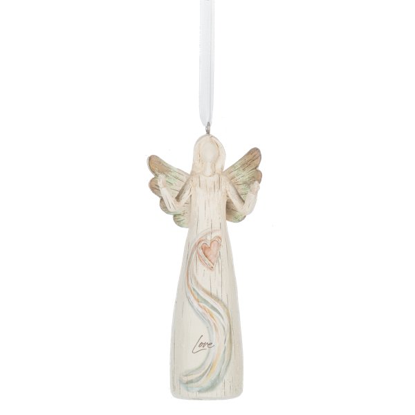 Hope, Love & Peace Angel Ornaments-Assorted, each sold separately