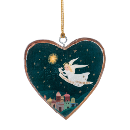 Artisan Heart Ornament-Assorted, each sold separately