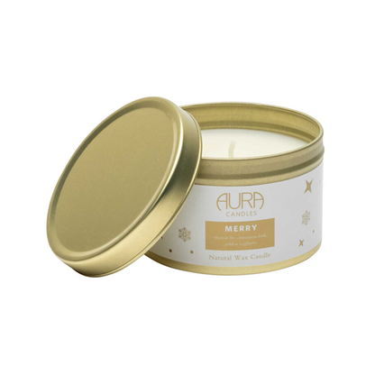 Merry Gold Travel Candle, 6-oz