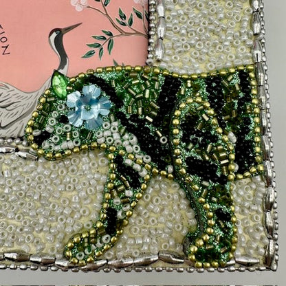 Beaded Tiger Photo Frame-Fly By Night, Assorted Sizes (sold separately)