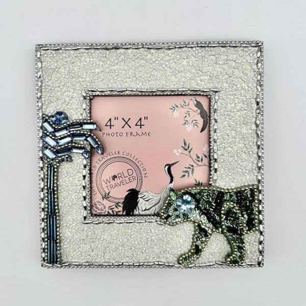 Beaded Tiger Photo Frame-Fly By Night, Assorted Sizes (sold separately)