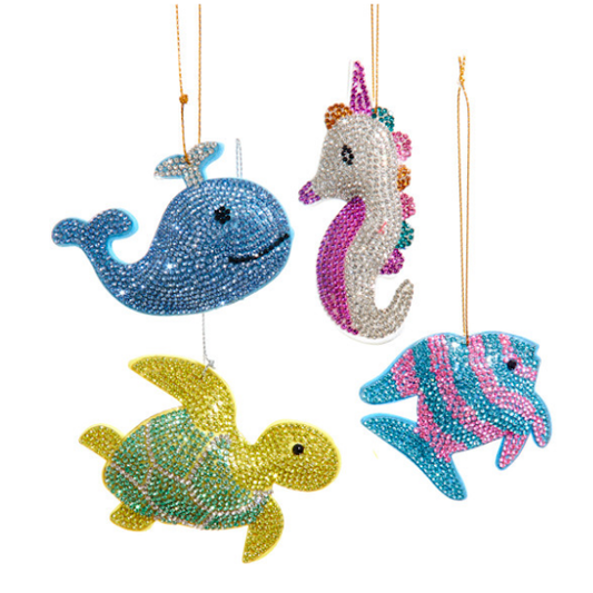 Bedazzled™ Sea Animal Ornaments-Assorted, each sold separately