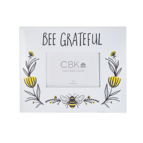 Bee & Floral Frame with Text, Assorted Styles-sold seperately