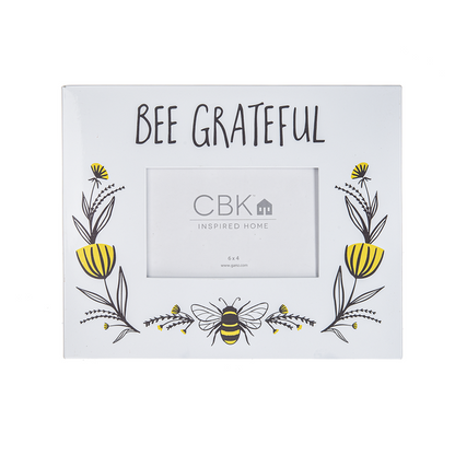 Bee & Floral Frame with Text, Assorted Styles-sold seperately