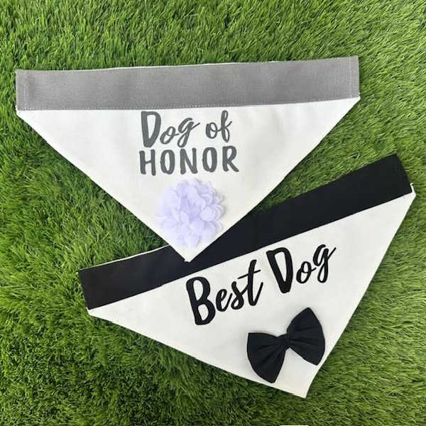 Best Dog-Dog Collar Wedding Bandana