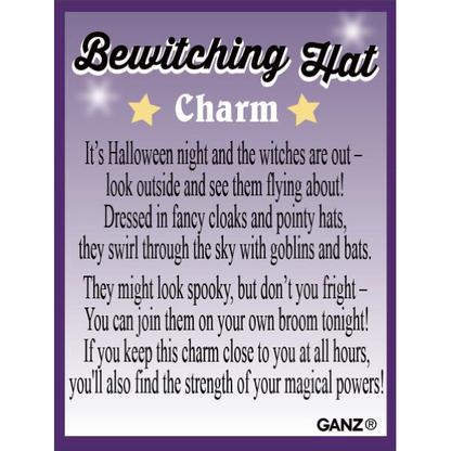 Bewitching Hat Charm with Insert Card