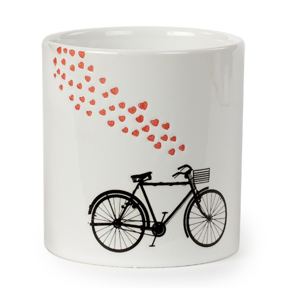 Bicycle Ceramic Pot