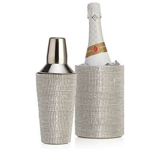 Bling Bar Accessories-Cocktail Shaker and Wine Chiller, each sold separately