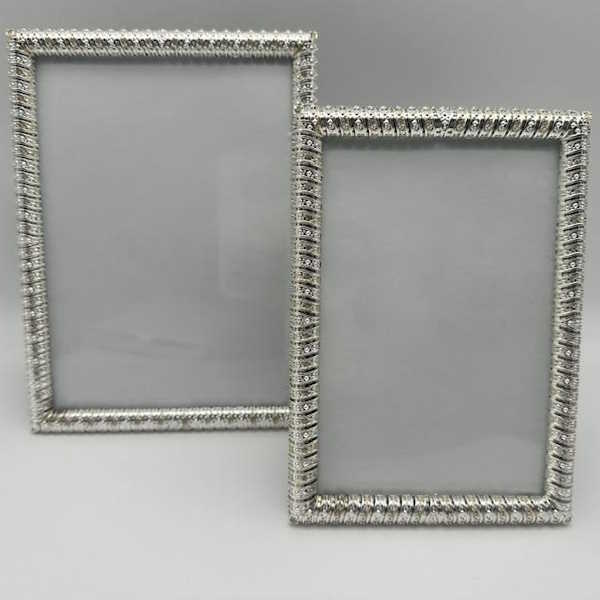 Blythe Silver Jeweled Photo Frame-Assorted Sizes, each sold separately