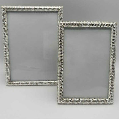 Blythe Silver Jeweled Photo Frame-Assorted Sizes, each sold separately