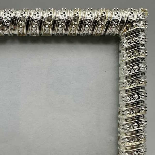 Blythe Silver Jeweled Photo Frame-Assorted Sizes, each sold separately