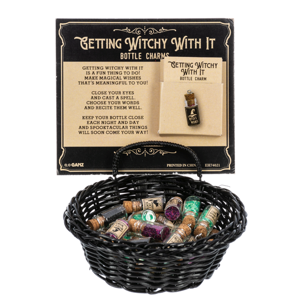 Getting Witchy With It-Bottle Charm with Insert Card (Assorted, sold seperately)