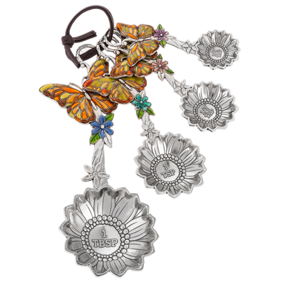Orange Butterfly Measuring Spoons-Set of 4