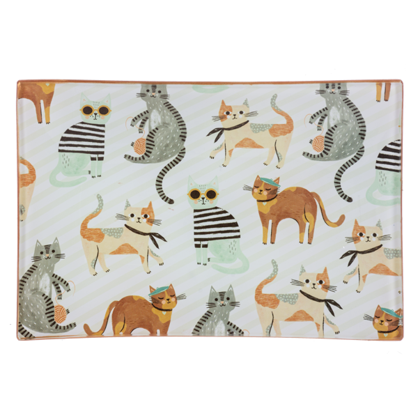 Cat Message Trinket Dish-Assorted, each sold separately