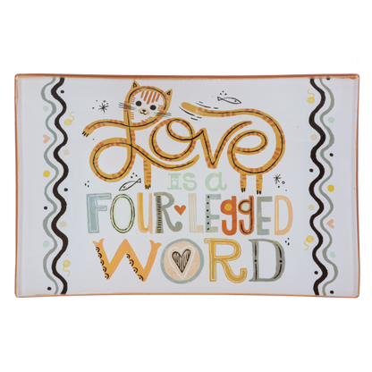 Cat Message Trinket Dish-Assorted, each sold separately