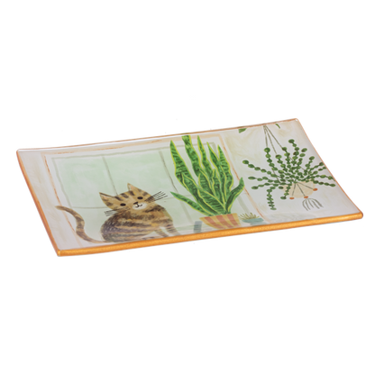 Cat Message Trinket Dish-Assorted, each sold separately