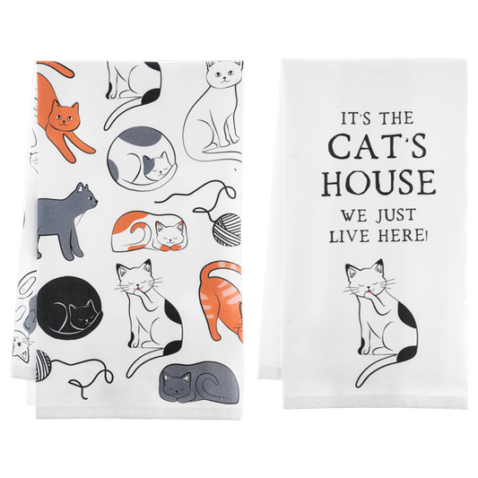 Cat Tea Towel-Assorted, sold seperately