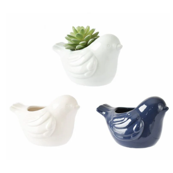 Ceramic Bird Planter