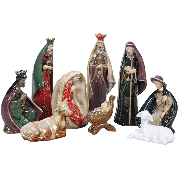 Ceramic Nativity Set