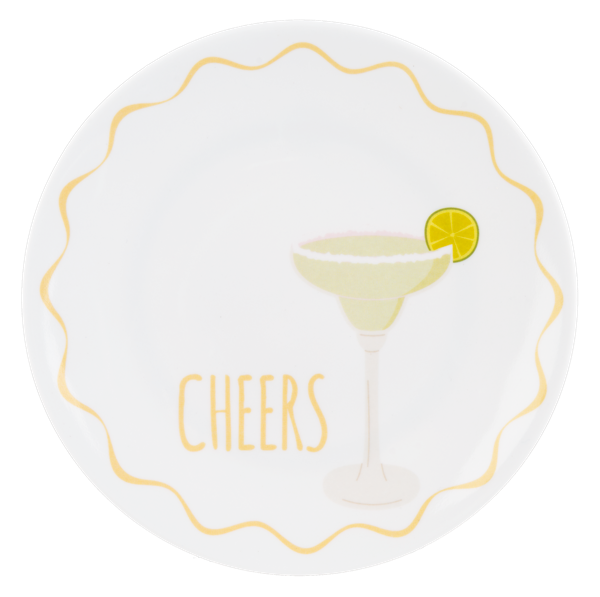"Cheers" Snack Plate Set
