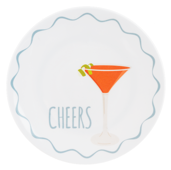 "Cheers" Snack Plate Set