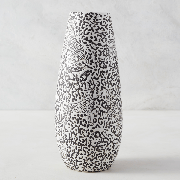 Cheetah Vase