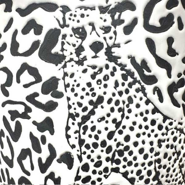 Cheetah Vase