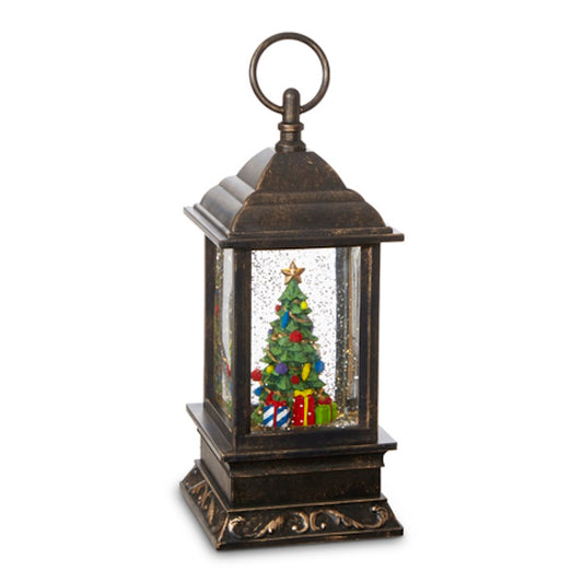 Christmas Tree Musical Lighted LED Water Lantern